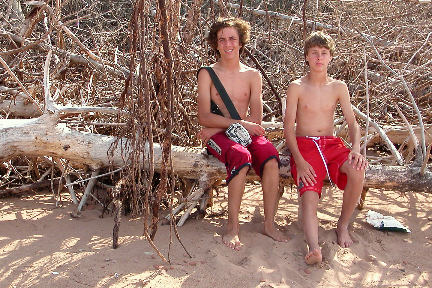 Boys on Rustico Bay Beach