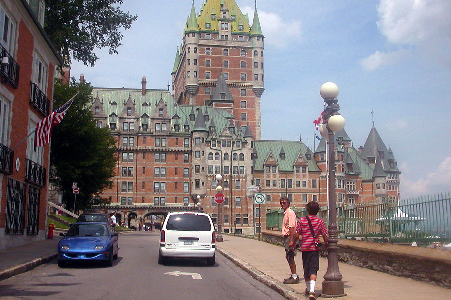 Herb and Andrew by Chateau Frontenac