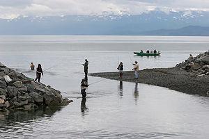 Inlet to Homer's 'Fishing Hole'