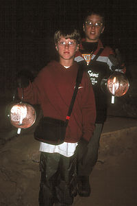 Boy's on Candlelight Cave Tour