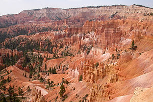 Colorful hoodoos in the amphitheater