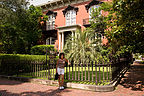 Lolo with Mercer House