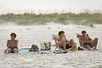 Herb and Boys on relaxing on beach - LEG