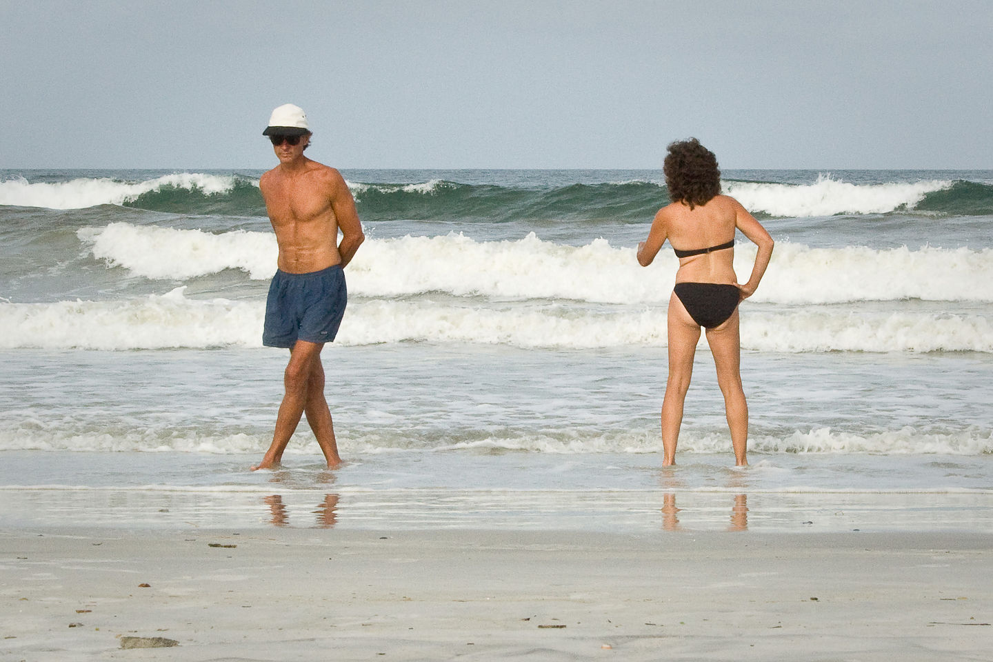 Mom and Dad enjoying surf - TJG