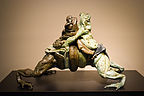 Sumo Frogs Sculpture