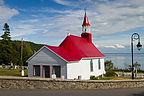 Church in  front of Hotel Tadoussac - TJG
