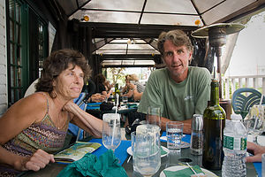 Mom and Dad at Café des Artistes - AJG