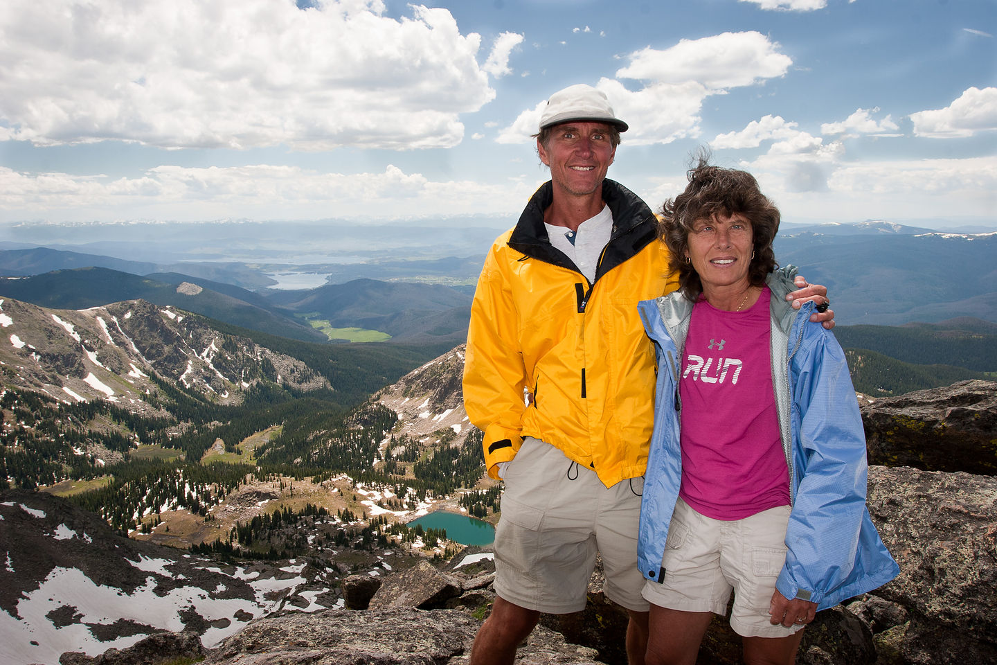 Herb and Lolo at summit of Mt. Ida