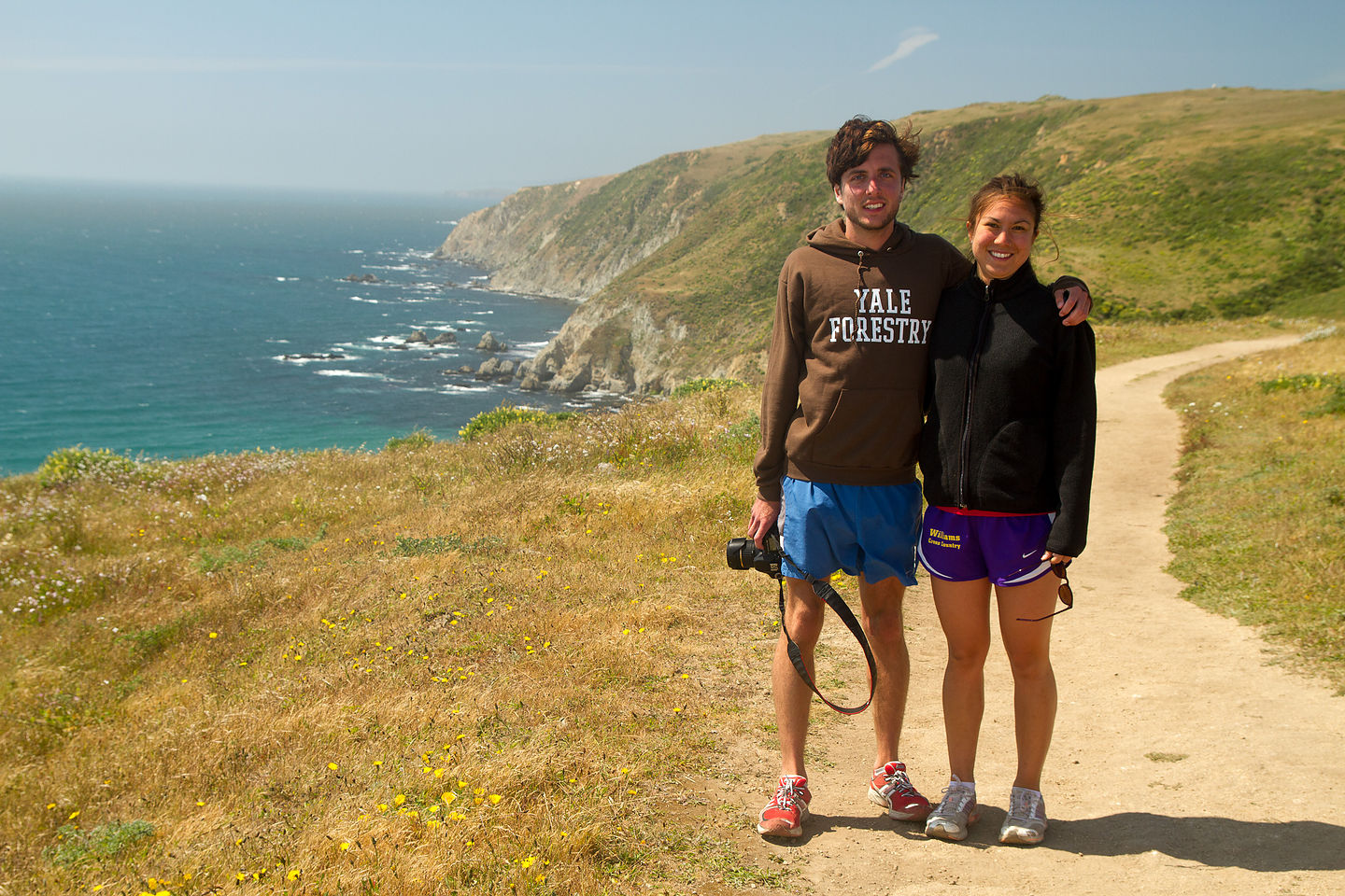 Andrew and Celeste on Trail Andrew and Celeste on Trail