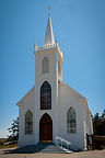 Bodega Bay Church - Hitchcock's "The Birds" - AJG