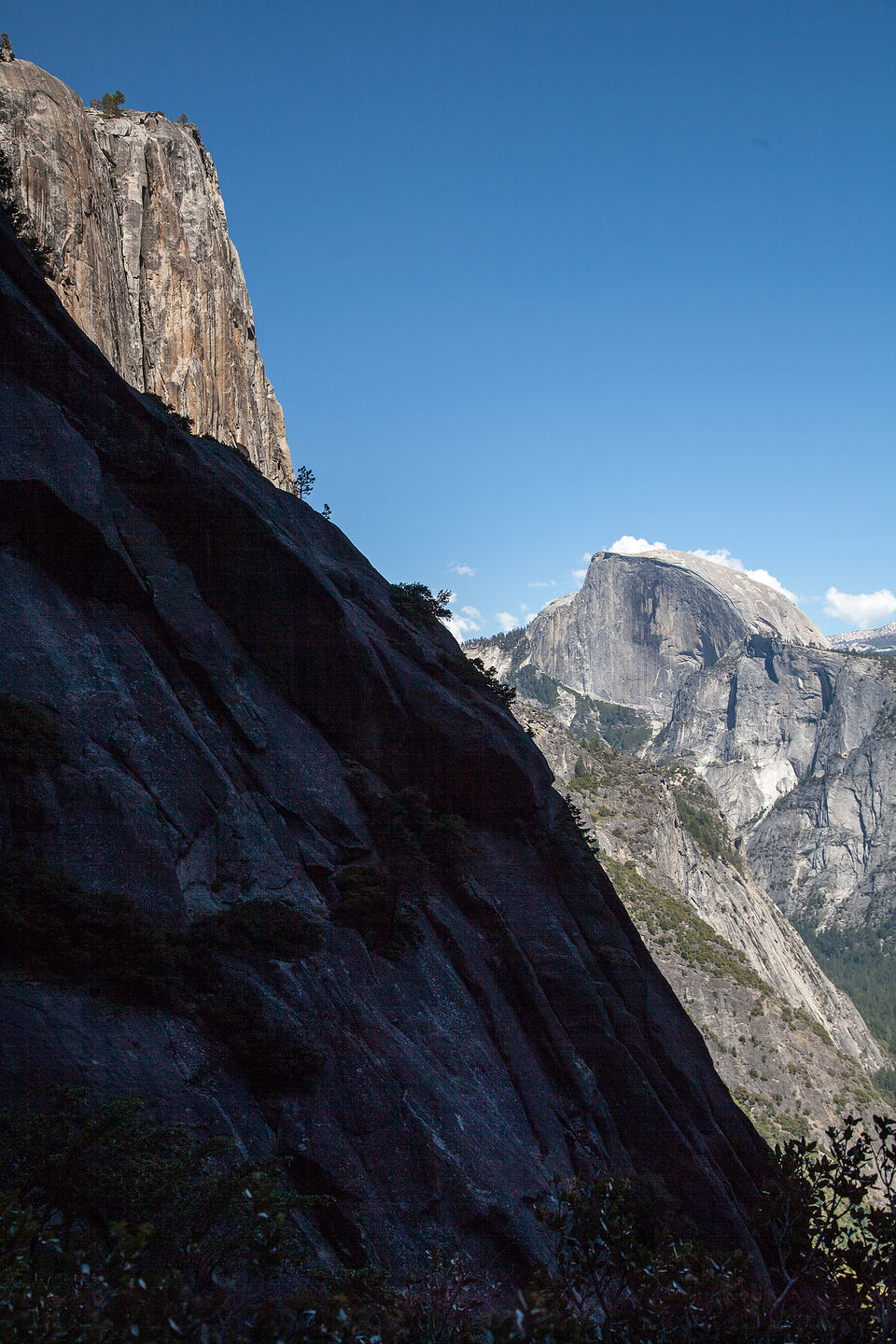 Half Dome from Yosemite Falls Hike Half Dome from Yosemite Falls Hike