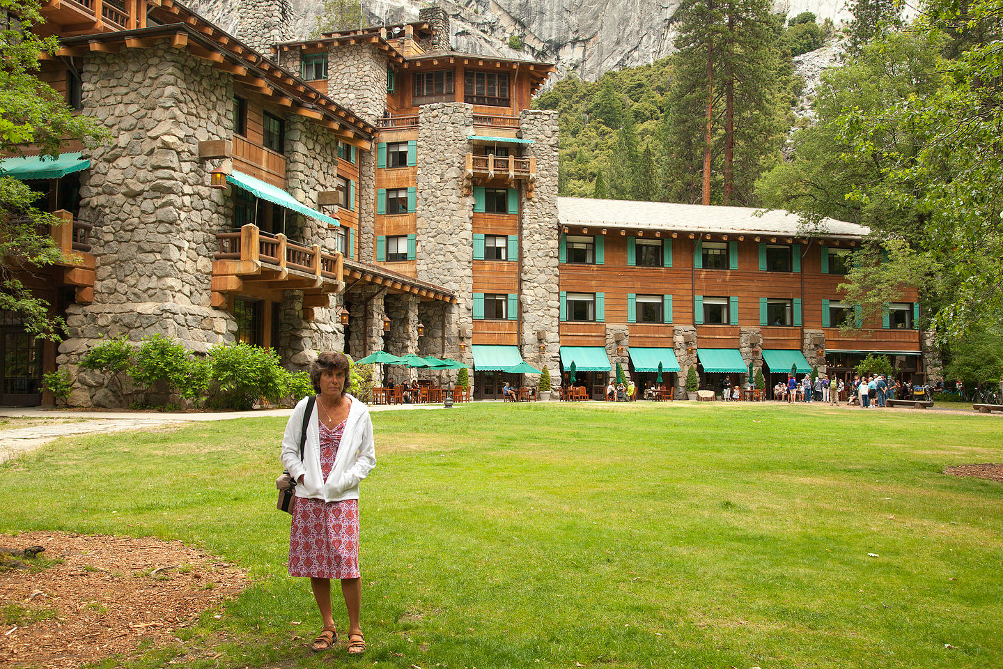 Lolo post lunch at the Ahwahnee