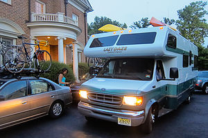 The Caravan arrives at Jim and Bev's