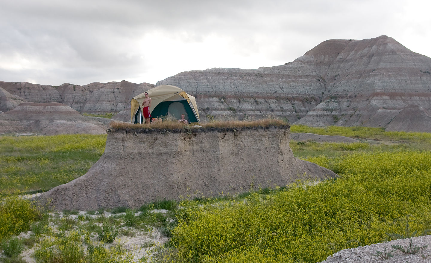 "Tent"ative Campsite