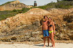 Andrew and Celeste at Moshup Beach - LEG