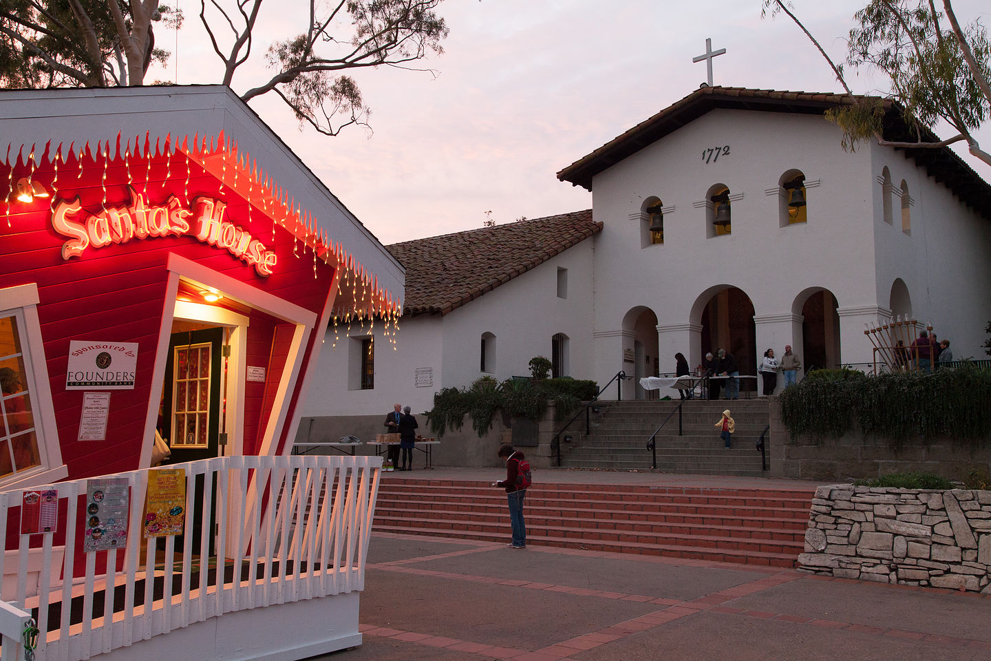 Santas House at Mission San Luis Obispo