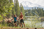 Biking the Lake Siskiyou Trail