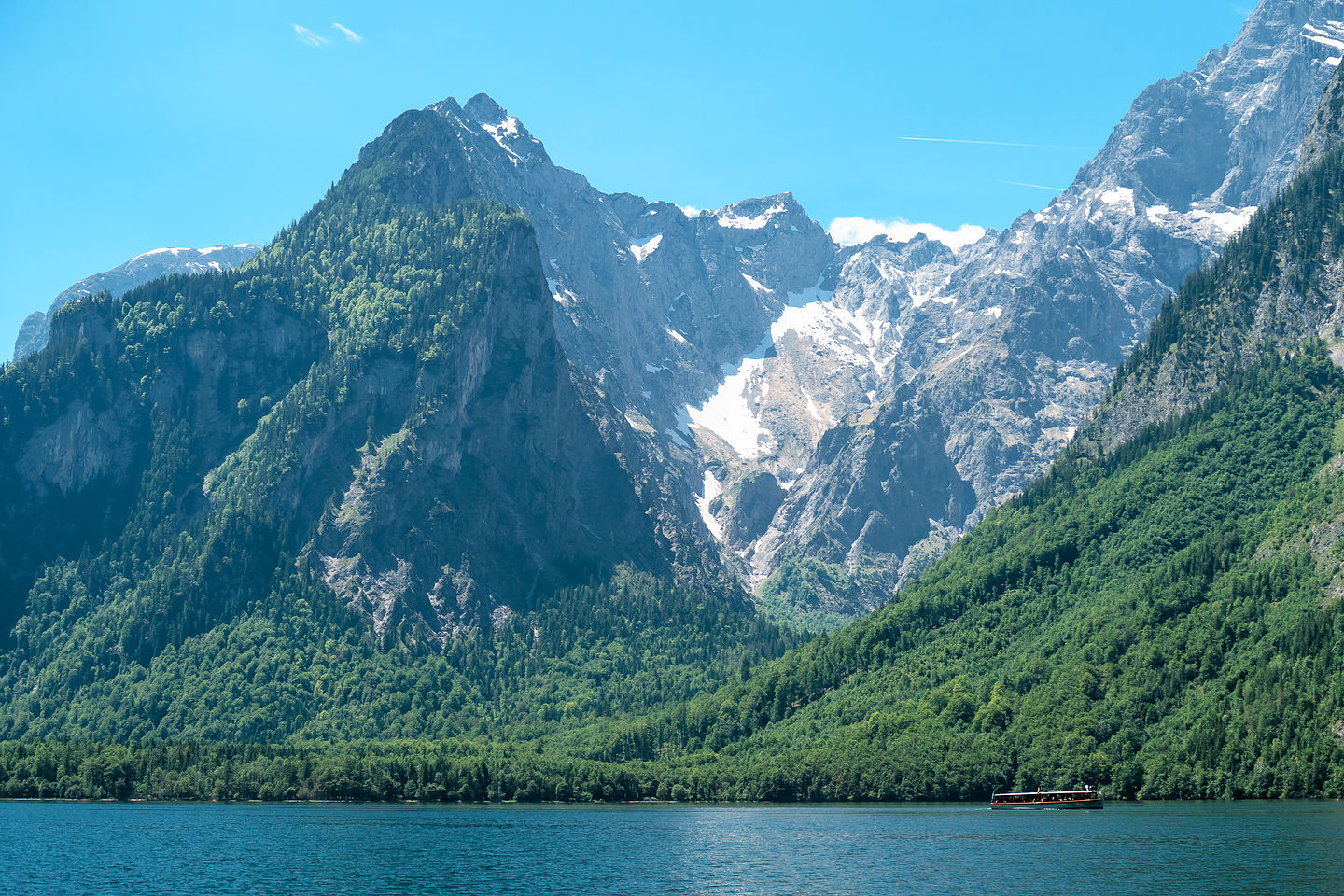 Ferry on Konigsee Ferry on Konigsee