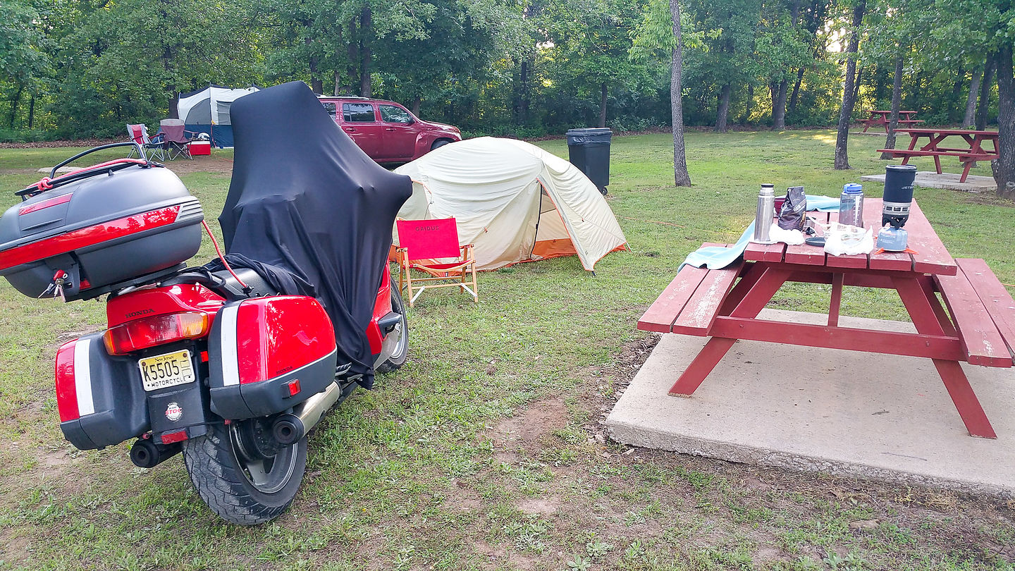Motorcycle Camping in Oklahoma