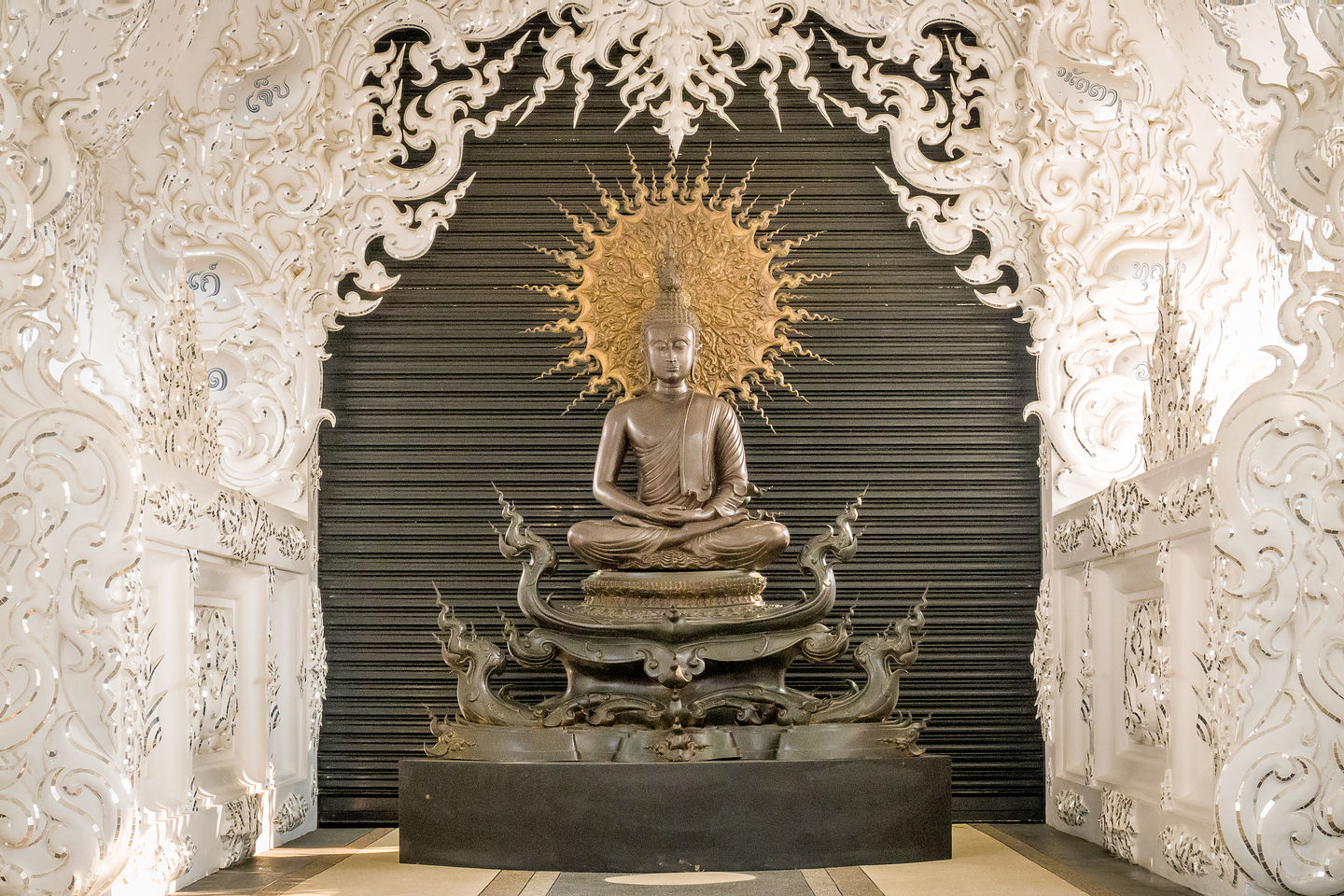 White Temple Buddha