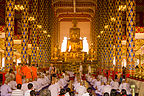 Ordination of young monks at Wat Suan Dok