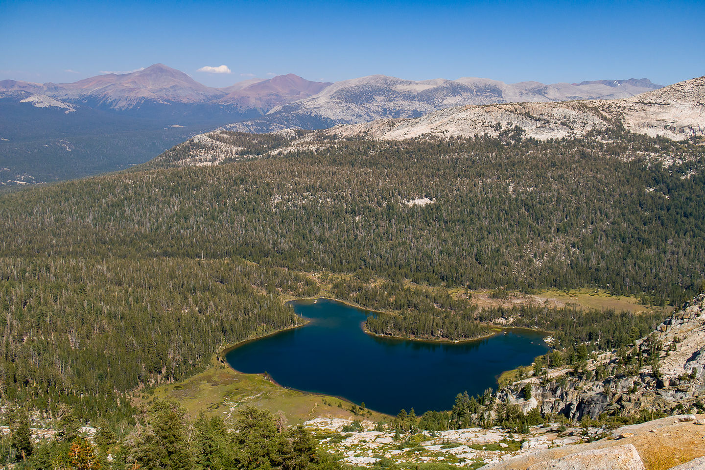 View of Elizabeth Lake from Unicorn Peak