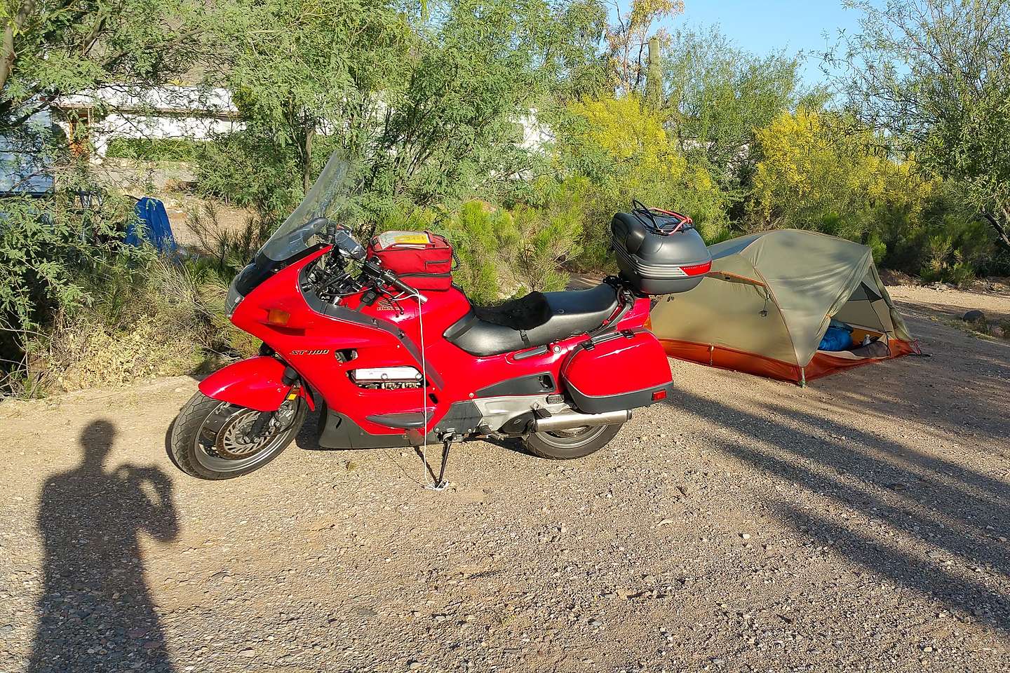 Campsite with Honda Campsite with Honda