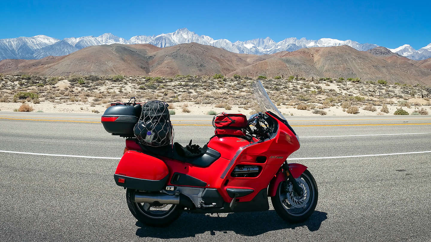 ST-1100 with Snow Capped Sierra
