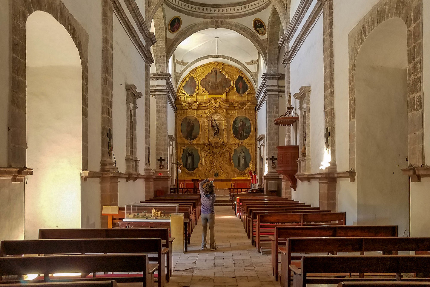 Interior of Mision San Ignacio