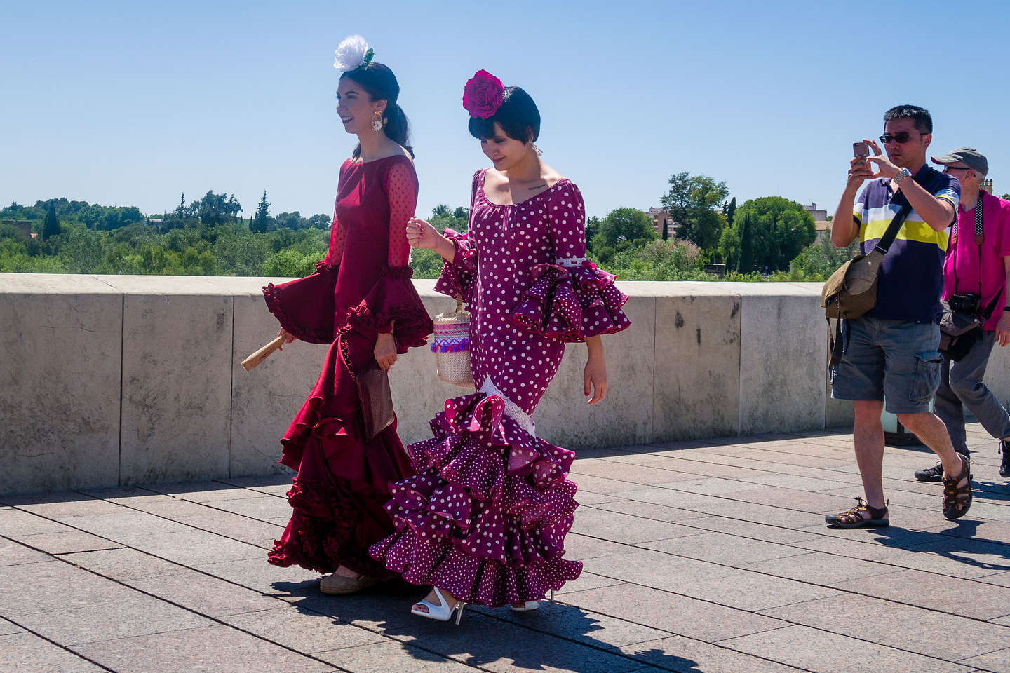 Flamenco dancers in Cordoba