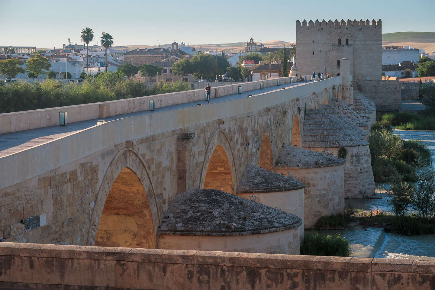 Roman bridge over the Guadalquivir River