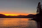 Sunset on Shasta Lake