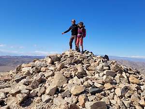 Top of Ryan Mountain