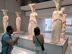 Acropolis Museum - 5 of the original Caryatids