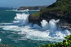 Crashing waves off Kilauea Lighthouse