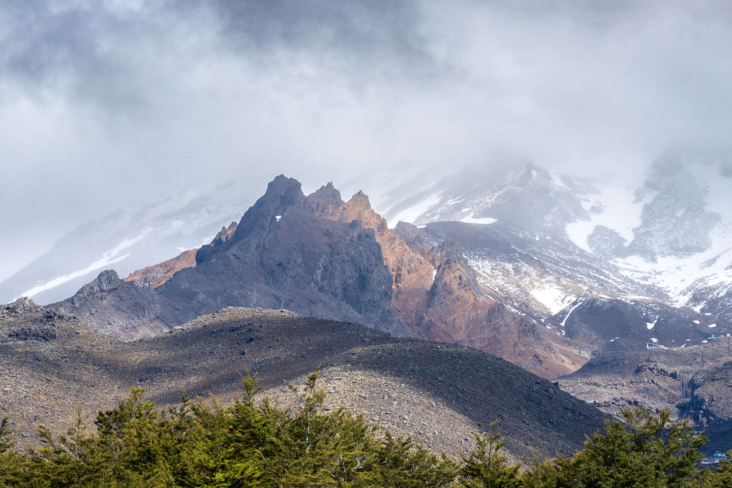 Jagged Mount Ruapehu