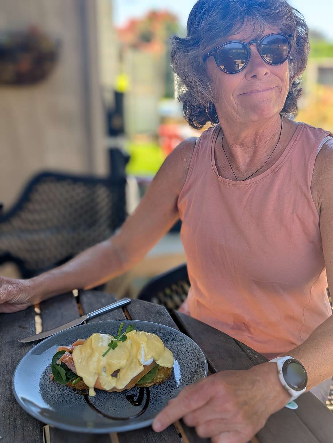 Yummy Eggs Benedict with Salmon