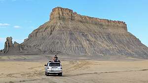 Factory Butte in the morning