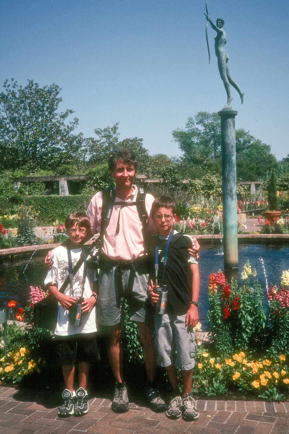 Herb and boys at Brookgreen Gardens Herb and boys at Brookgreen Gardens