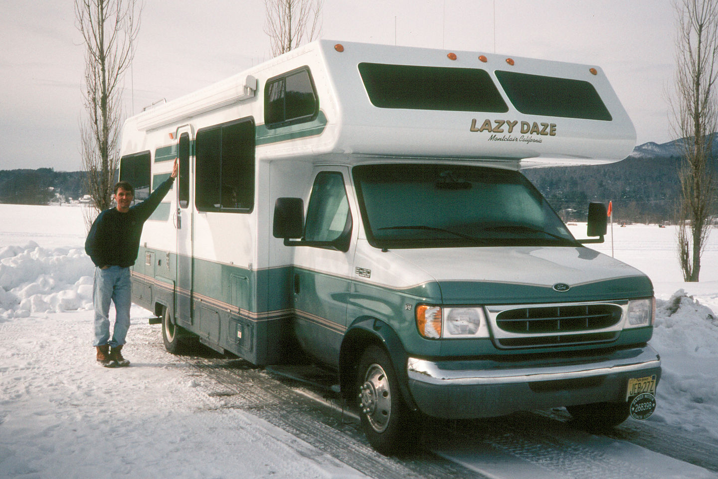 Herb with Lazy Daze at campground Herb with Lazy Daze at campground