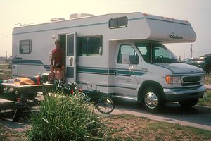 Herb and boys by rental RV