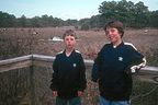 Boys with wild ponies