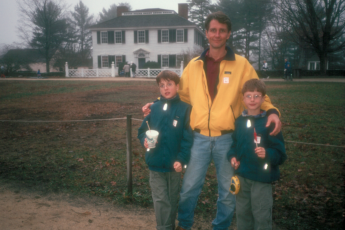 Herb and boys at Sturbridge Village Herb and boys at Sturbridge Village