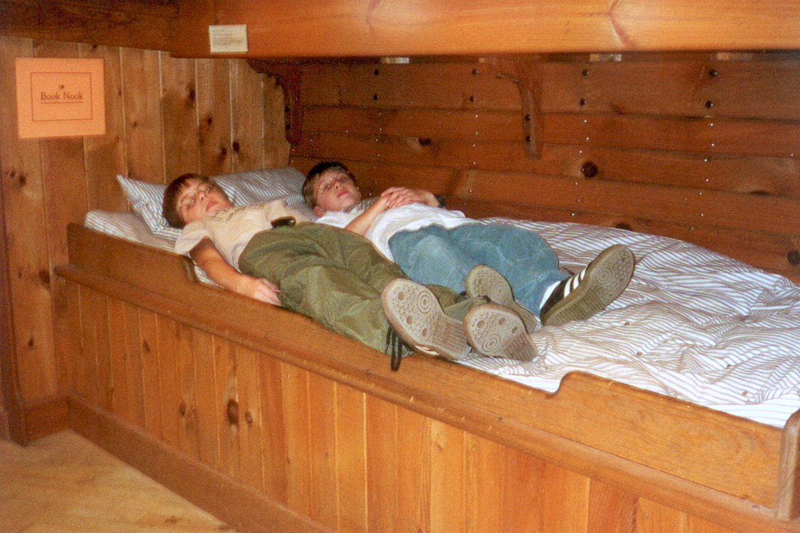 Boys in museum Boys in museum