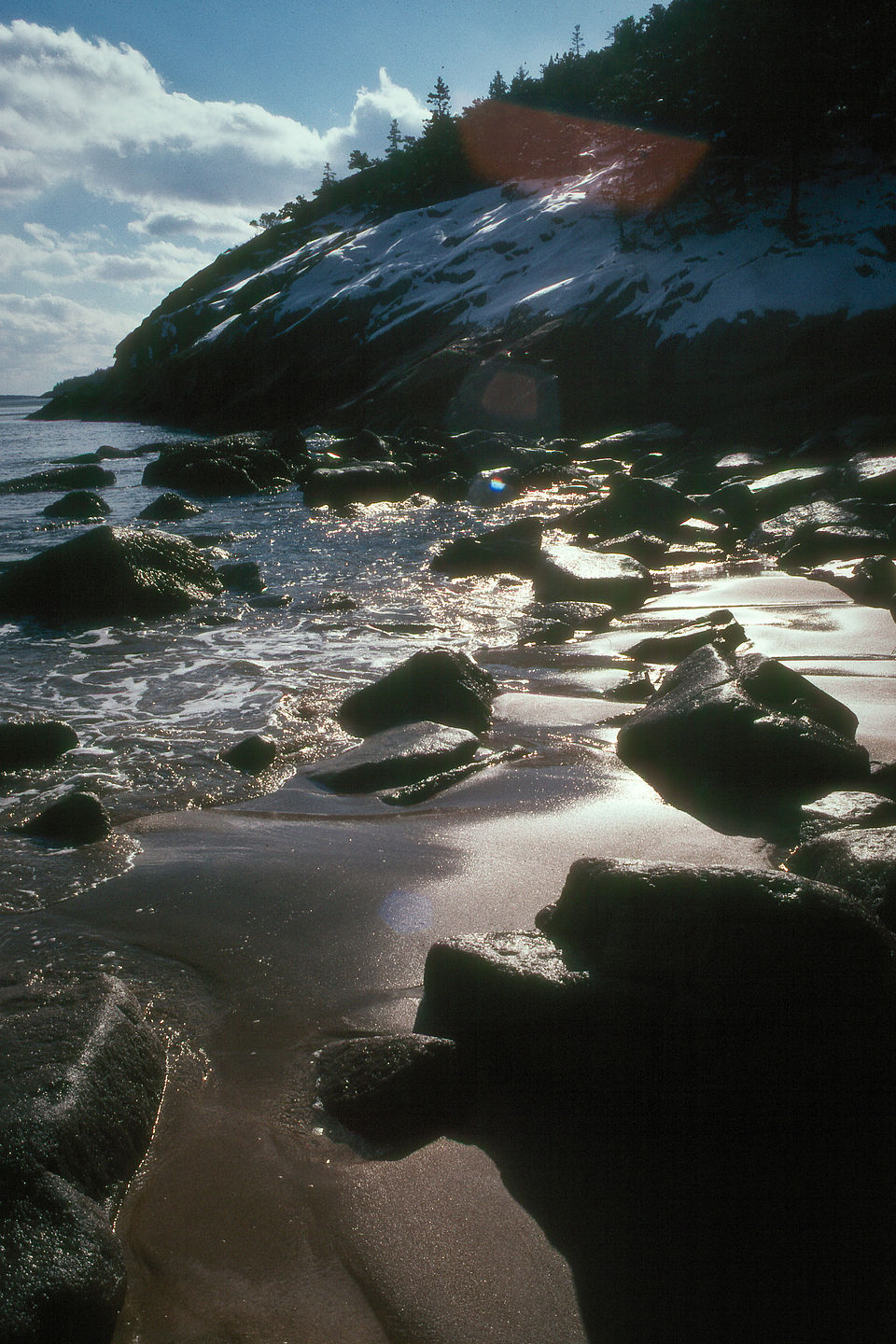 Sandy Beach in Winter Sandy Beach in Winter
