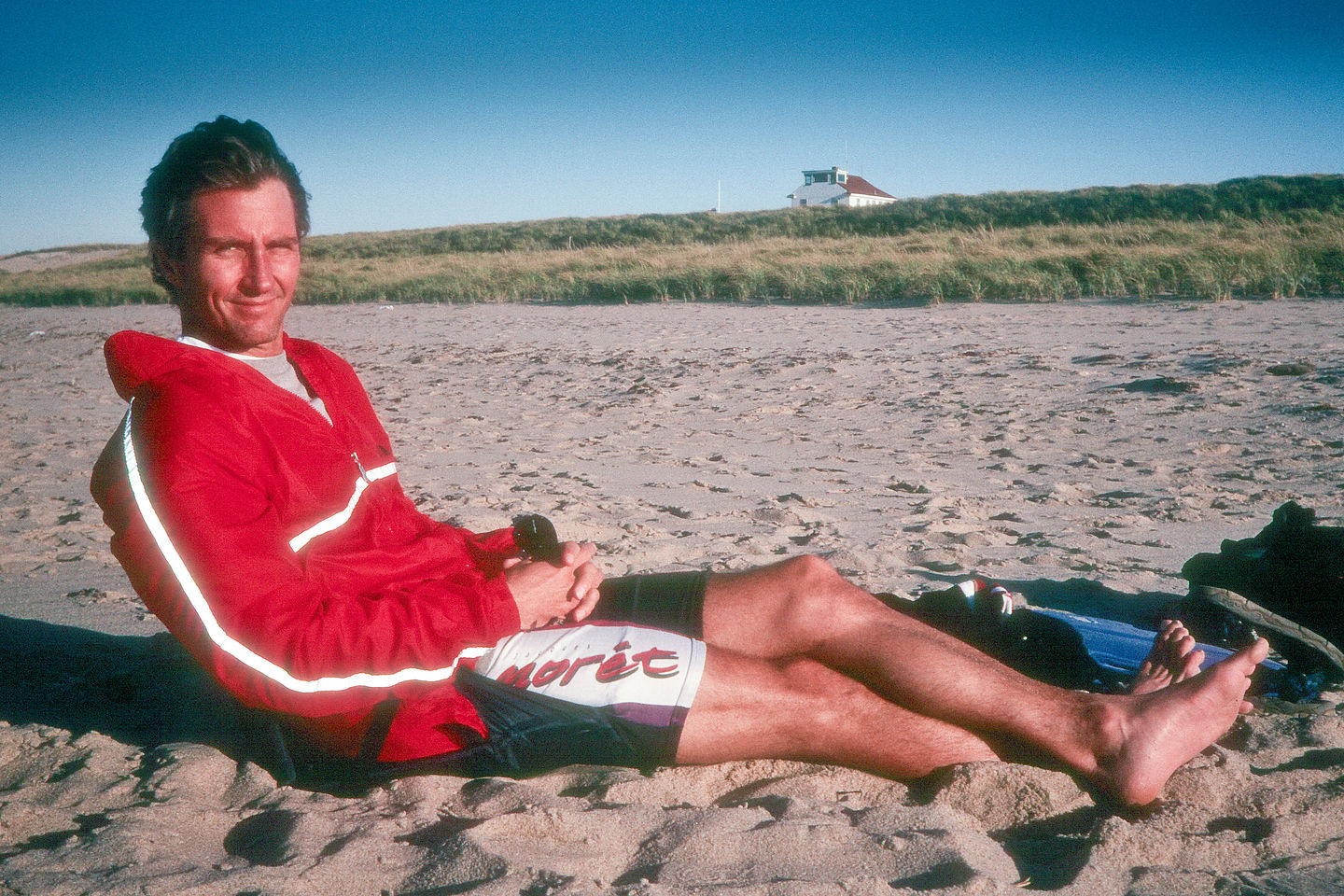 Herb relaxing on beach? Herb relaxing on beach?