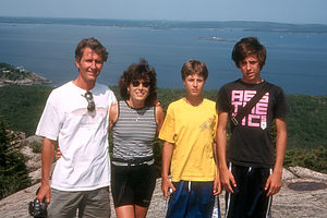 Family on Summit