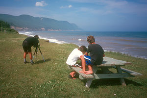 Bluff overlooking the beach