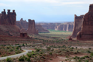 Arches National Park post storm