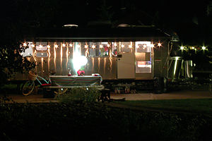 Tiger Run neighbors in an Airstream